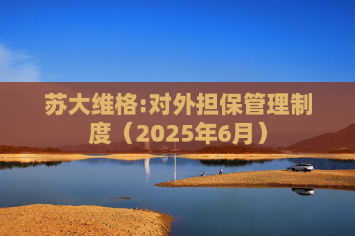苏大维格:对外担保管理制度(2025年6月)