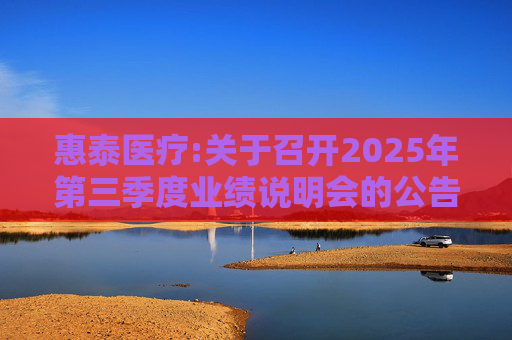惠泰医疗:关于召开2025年第三季度业绩说明会的公告  第1张