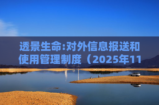 透景生命:对外信息报送和使用管理制度（2025年11月）