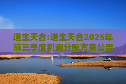 道生天合:道生天合2025年前三季度利润分配方案公告
