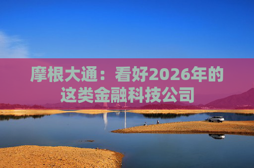 摩根大通：看好2026年的这类金融科技公司  第1张