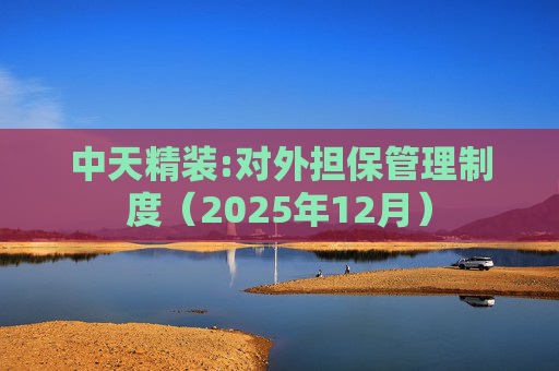 中天精装:对外担保管理制度（2025年12月）  第1张