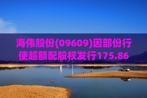 海伟股份(09609)因部份行使超额配股权发行175.86万股