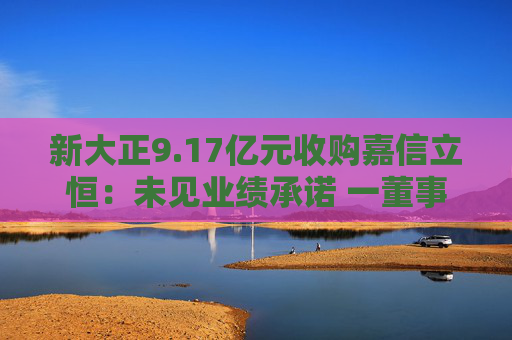 新大正9.17亿元收购嘉信立恒：未见业绩承诺 一董事反对一独董弃权