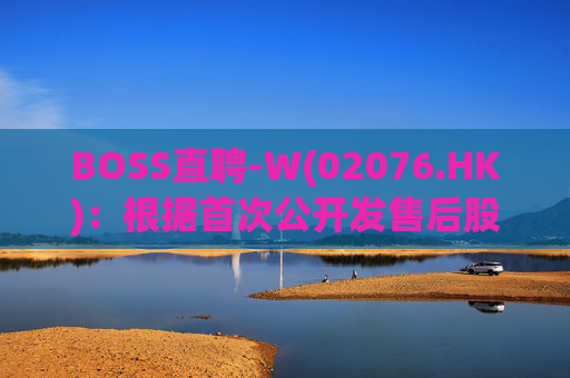 BOSS直聘-W(02076.HK)：根据首次公开发售后股份计划购买合共34.11万股
