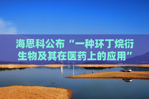 海思科公布“一种环丁烷衍生物及其在医药上的应用”专利