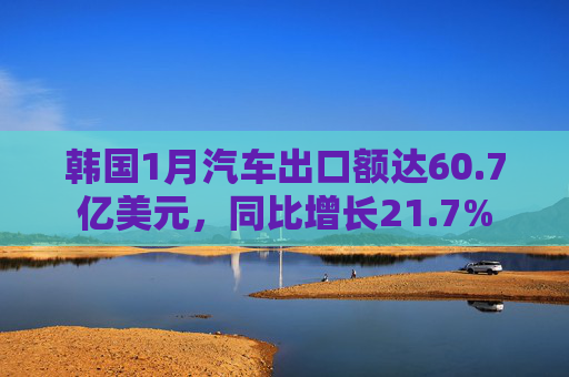 韩国1月汽车出口额达60.7亿美元，同比增长21.7%