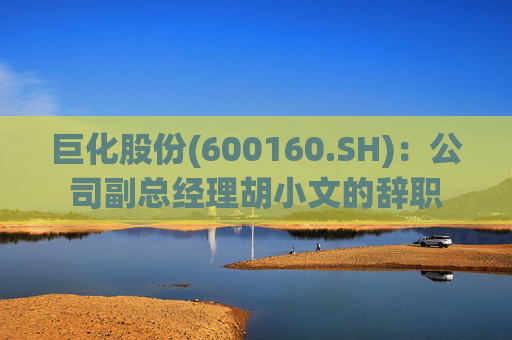 巨化股份(600160.SH):公司副总经理胡小文的辞职