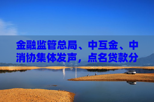 金融监管总局、中互金、中消协集体发声，点名贷款分期套路