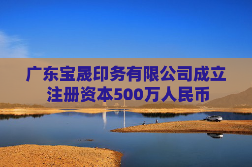 广东宝晟印务有限公司成立 注册资本500万人民币