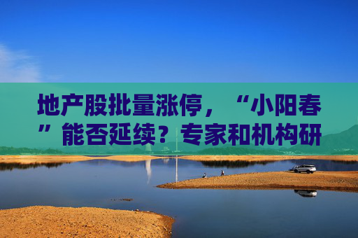 地产股批量涨停，“小阳春”能否延续？专家和机构研判来了