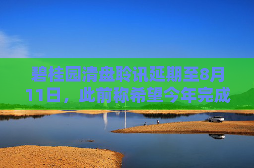 碧桂园清盘聆讯延期至8月11日，此前称希望今年完成境外债重组  第1张