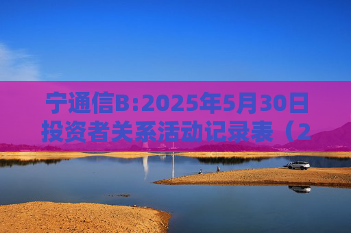 宁通信B:2025年5月30日投资者关系活动记录表（2024年度网上业绩说明会）