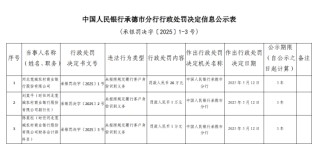 河北宽城农村商业银行被罚26万元：未按照规定履行客户身份识别义务
