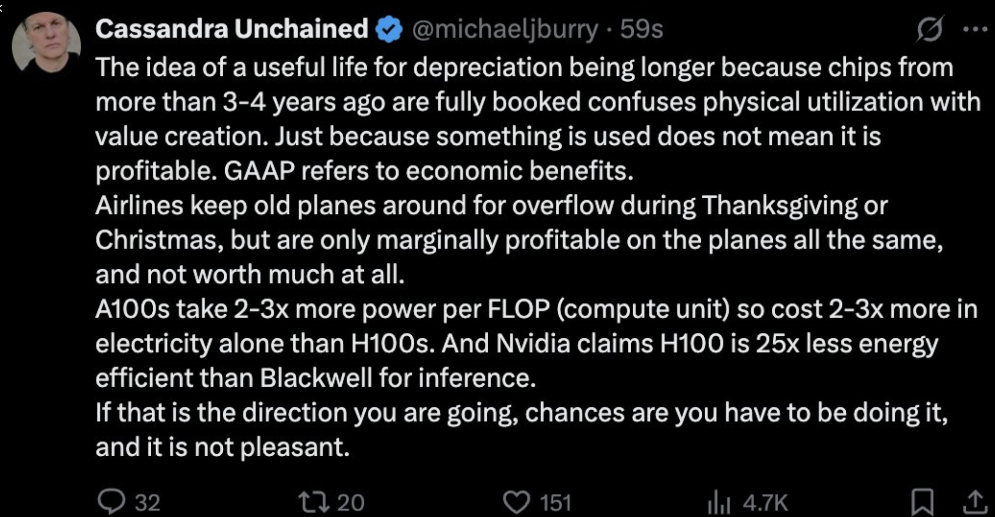 英伟达财报也扫不清担忧?“大空头”警告:AI真实需求少得可怜! 第3张 英伟达财报也扫不清担忧?“大空头”警告:AI真实需求少得可怜! 第3张