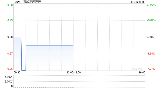 智城发展控股：终止配售协议  第1张