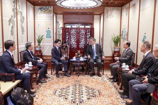 商务部部长王文涛会见韩国产业通商部长官金正官 第2张 商务部部长王文涛会见韩国产业通商部长官金正官 第2张